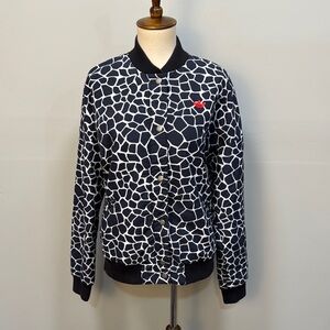 Adidas giraffe print jacket sz S